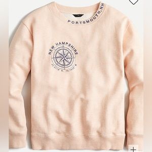 J.Crew "Portsmouth, New Hampshire" sweatshirt in original cotton terry NWT